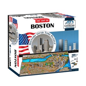 4D Cityscape (40080) - "Boston, USA" - 1100 pièces