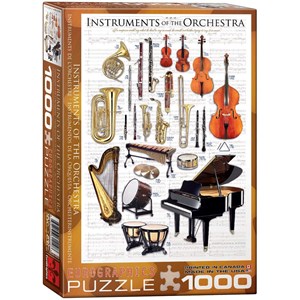 Eurographics (6000-1410) - "Instruments de musique" - 1000 pièces