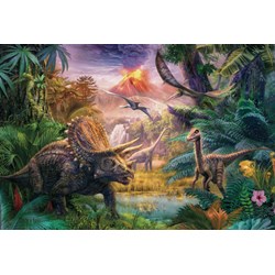 Schmidt Spiele (56129) - Jan Patrik Krasny: "Valley of Dinosaurs" - 100 pièces