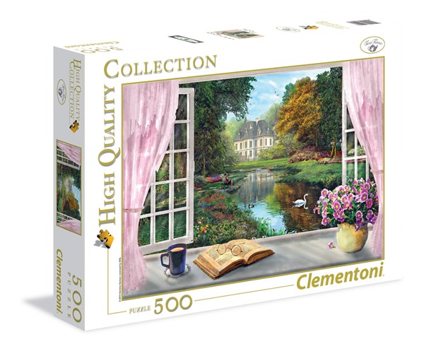 Clementoni (35011) - Dominic Davison: "View on the Garden" - 500 pièces