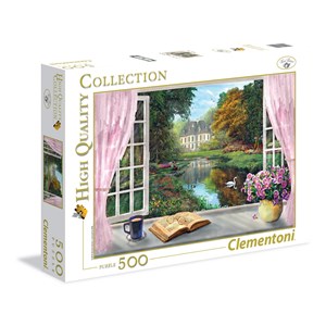 Clementoni (35011) - Dominic Davison: "View on the Garden" - 500 pièces