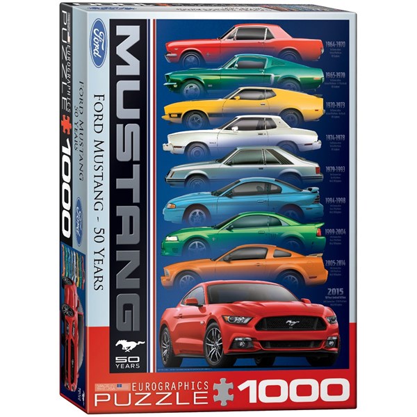 Eurographics (6000-0699) - "Ford Mustang 9 Model" - 1000 pièces