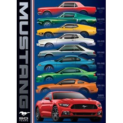 Eurographics (6000-0699) - "Ford Mustang 9 Model" - 1000 pièces