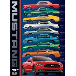 Eurographics (6000-0699) - "Ford Mustang 9 Model" - 1000 pièces