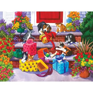 SunsOut (62906) - Nancy Wernersbach: "Time for Toys and Treats" - 1000 pièces