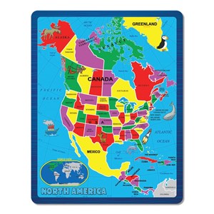 A Broader View (651) - "North America (The Continent Puzzle)" - 55 pièces