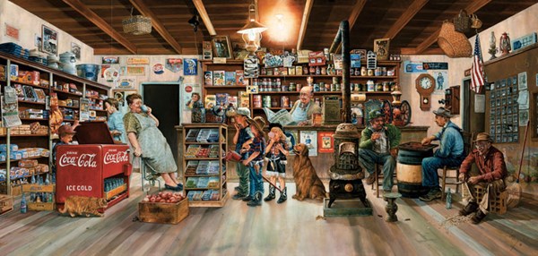 SunsOut (25241) - Les Ray: "Little Shoppers" - 1000 pièces