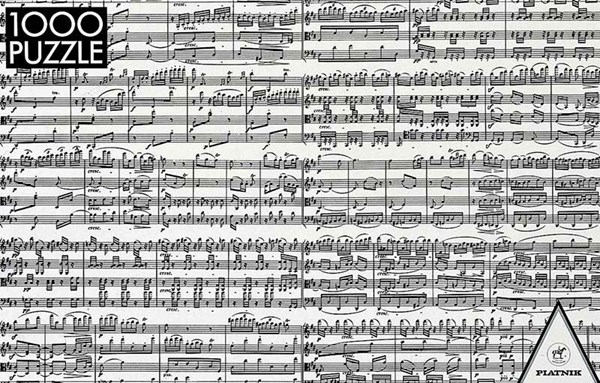 Piatnik (543449) - "Notes de musique" - 1000 pièces