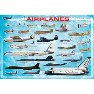 Eurographics (6100-0086) - "Avions" - 100 pièces