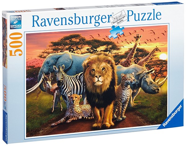 Ravensburger (14177) - "African Splendour" - 500 pièces