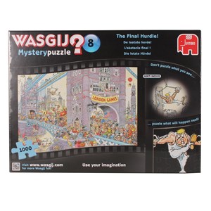 Jumbo (17230) - "Wasgij Mystery Puzzle No.8 The Final Hurdle!" - 1000 pièces