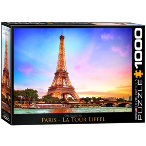 Eurographics (6000-0765) - "Tour Eiffel, Paris" - 1000 pièces