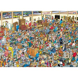 Jumbo (01886) - Jan van Haasteren: "Ah les puces!" - 1000 pièces