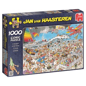 Jumbo (01652) - Jan van Haasteren: "A la plage" - 1000 pièces