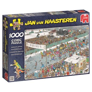 Jumbo (17310) - Jan van Haasteren: "Course sur Glace" - 1000 pièces