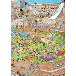 Jumbo (01666) - Jan van Haasteren: "Jeux Olympiques" - 1000 pièces