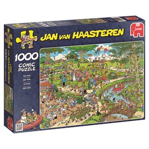 Jumbo (01492) - Jan van Haasteren: "Le Parc" - 1000 pièces