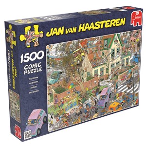 Jumbo (01498) - Jan van Haasteren: "La tempête" - 1500 pièces