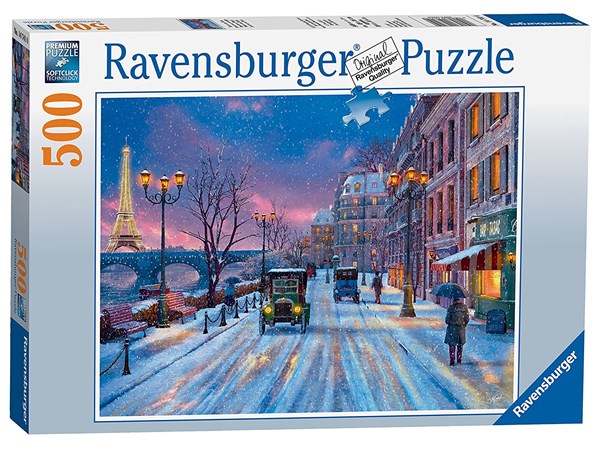 Ravensburger (14741) - "Hiver à Paris" - 500 pièces