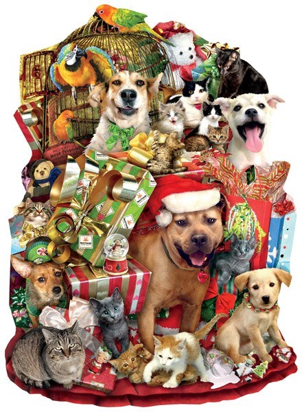 SunsOut (95708) - Lori Schory: "Pile of Presents" - 1000 pièces