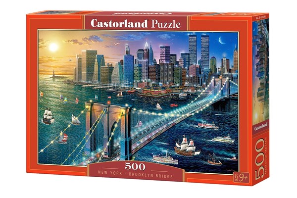 Castorland (B-52646) - "New York - Brooklyn Bridge" - 500 pièces