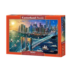 Castorland (B-52646) - "New York - Brooklyn Bridge" - 500 pièces