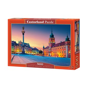 Castorland (52486) - "Place du château, Varsovie" - 500 pièces
