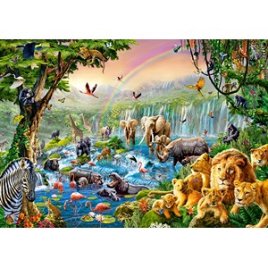 Castorland (B-52141) - "Jungle River" - 500 pièces