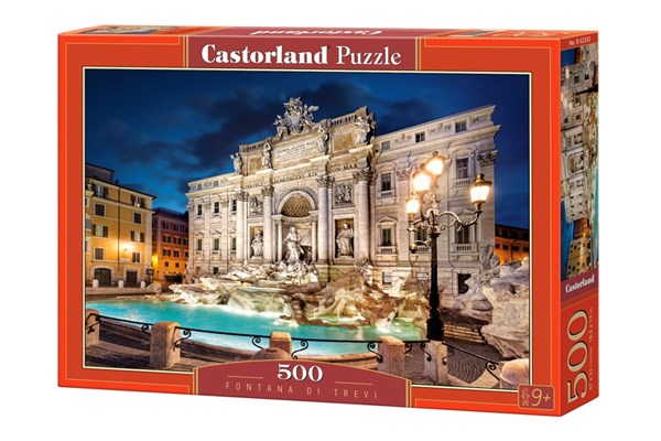 Castorland (B-52332) - "Fontana di Trevi" - 500 pièces