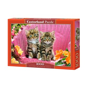 Castorland (C-103775) - "Kittens on Garden Chair" - 1000 pièces