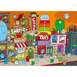 Heye (29643) - "Uglydoll, Uglytown" - 1000 pièces