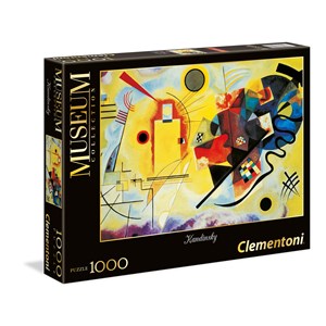 Clementoni (39195) - Vassily Kandinsky: "Jaune - Rouge - Bleu" - 1000 pièces