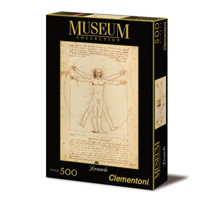 Clementoni (35001) - Leonardo Da Vinci: "L'Homme de Vitruve" - 500 pièces