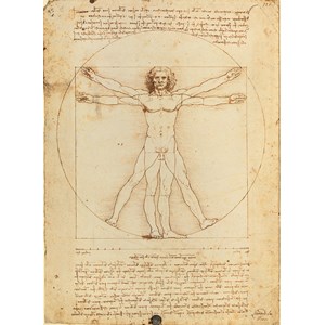 Clementoni (35001) - Leonardo Da Vinci: "L'Homme de Vitruve" - 500 pièces