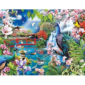 SunsOut (34998) - "Peacock Garden" - 1000 pièces