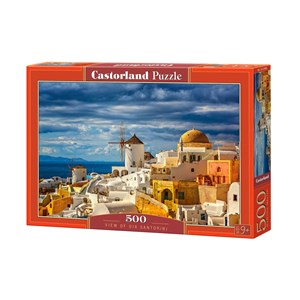 Castorland (B-52905) - "View of Oia Santorini" - 500 pièces