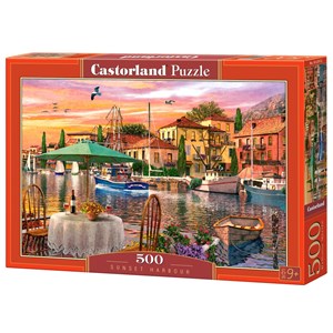 Castorland (B-52912) - "Sunset Harbour" - 500 pièces