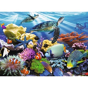 Ravensburger (12608) - Howard Robinson: "Tortues de mer" - 200 pièces