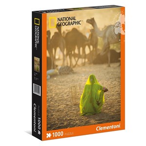 Clementoni (39302) - "Indian Woman" - 1000 pièces