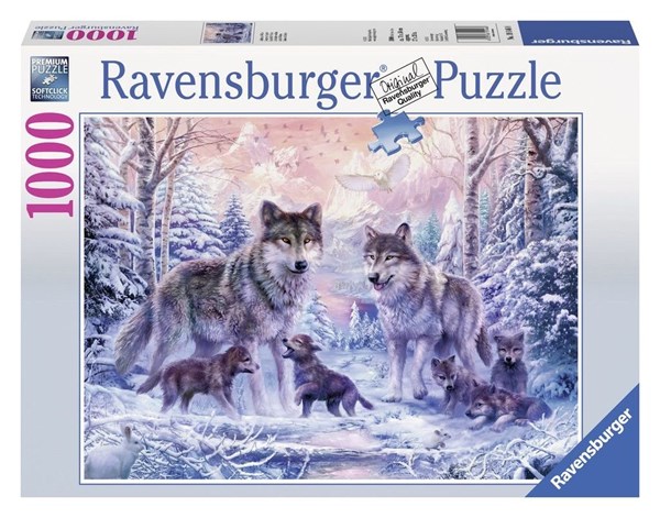 Ravensburger (19146) - "Loups Arctiques" - 1000 pièces