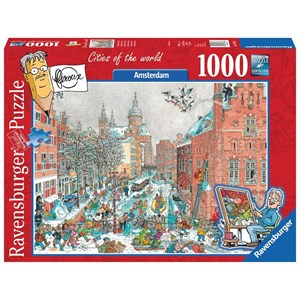 Ravensburger (19786) - "Amsterdam in Winter" - 1000 pièces