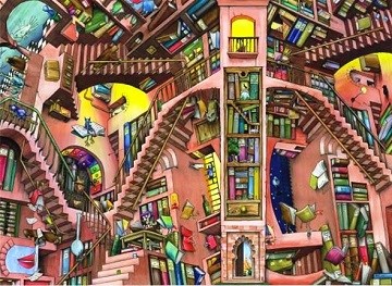 Anatolian (PER3149) - Colin Thompson: "Library" - 1000 pièces