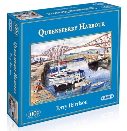 Gibsons (G6089) - Terry Harrison: "Queensferry Fishing Harbour" - 1000 pièces