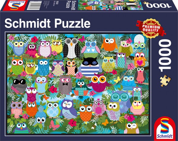 Schmidt Spiele (58332) - "Collage Chouette II" - 500 pièces