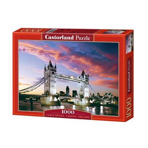 Castorland (C-101122) - "Tower Bridge, Londres" - 1000 pièces
