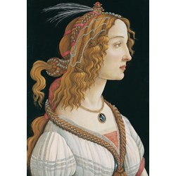 Grafika Kids (00695) - Sandro Botticelli: "Portrait de Jeune Femme, 1494" - 100 pièces