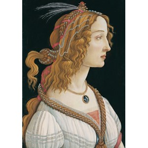 Grafika Kids (00695) - Sandro Botticelli: "Portrait de Jeune Femme, 1494" - 100 pièces