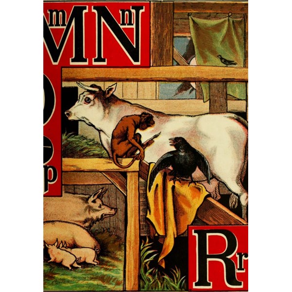 Grafika (00566) - McLoughlin Brothers: "L'Alphabet de l'Arche de Noé , 1868" - 1000 pièces