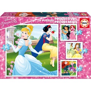 Educa (17166) - "Disney Princess" - 12 16 20 25 pièces