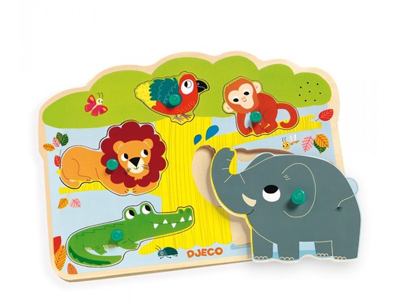 Djeco (01708) - "Baobab, Musical Puzzle" - 5 pièces